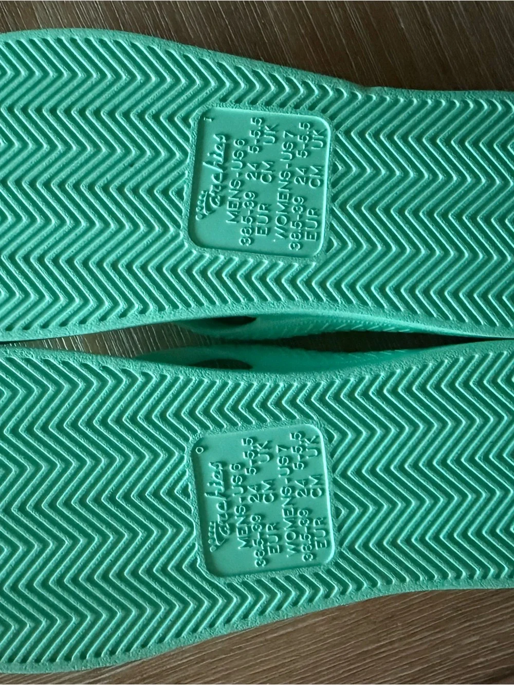 Archies Mint arch support flip flop - Size 7 - Picture 3 of 4